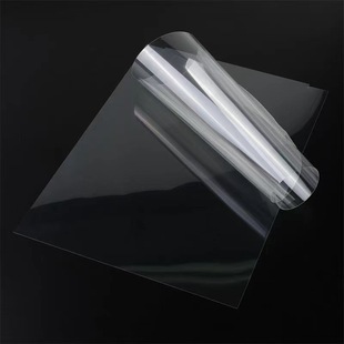 pet diaphragm high transmittance window gift box plastic transparent film cutting sheet temperature-resistant folding box wholesale film factory