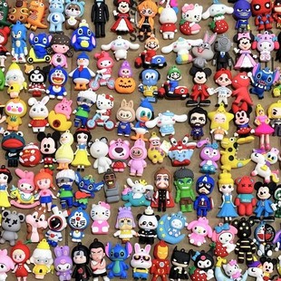 Blind Box Doll Cyber Popular Trendy Play Doll Stall Night Market Running Volume Stall Hand-held Toy PVC Stereo Cartoon Doll