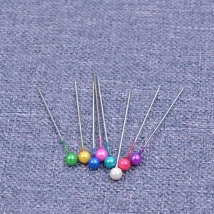 Color pin bead needle positioning needle fixed needle clothing vertical cutting needle pearl needle large shaped needle insertion bag tool