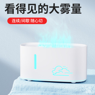 2025 Новый Красочный Пламя Ароматы Машинное Домашнее Настольный USB Деревянная Ультразвуковая Творческая Трещина Ароматы Машинная Машина