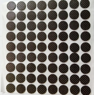 Factory wholesale grid silicone gasket thickened non-slip shock absorption mute black foot mat furniture silicone foam gasket