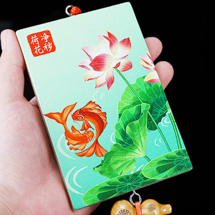 Toilet Carp Lotus Brand Door to Toilet Bedroom Door to Door Household Lotus Koi Pendant