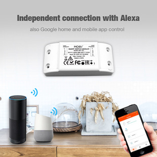 WIFI граффити умный домашний выключатель APP дистанционного пульта времени alexa умный переключатель модуль