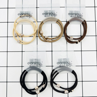 Korean Style Hair Rope Internet Celebrity High Elasticity Adult Hair Rope Hair Multi-strand Hair Ring Basic Versatile Hair Accessories Rubber Band Simple