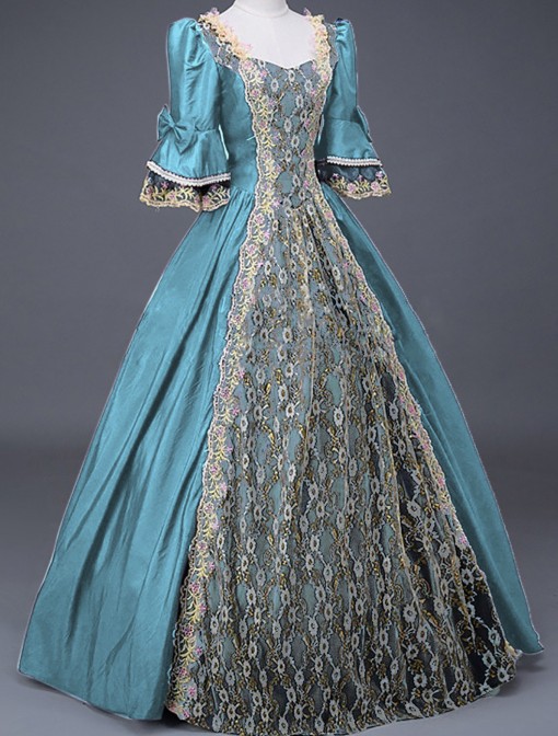 Cross-Border Luxury Handmade Mid-Sleeve Dress with Gold Appliqué