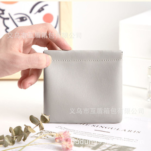 Brake closure shrapnel digital bag makeup mouth red envelope leather pouch data cable earphone sealed storage bag portable