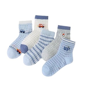 Six Finger mouse summer children's Jacquard thin cotton socks boys and girls breathable thin cotton socks fashion hole socks 0-15 years old