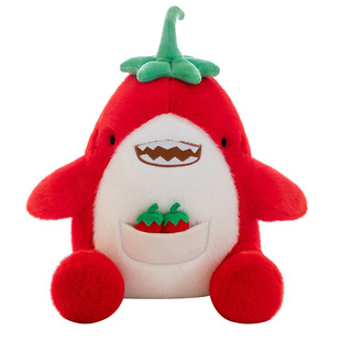 New creative shark shark spicy plush toy chili shark a generation of hair pillow doll girl birthday