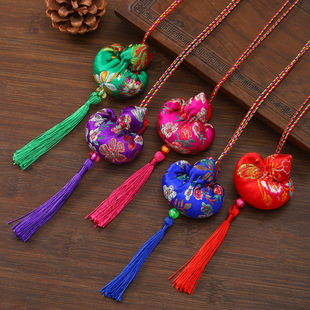 Dragon Boat Festival Vanilla Spice with Tassel Children's Neck Hanging Pendant Bedroom Anti-mosquito Mosquito Mouth Sachter Gift