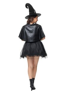 New Halloween Costume Adult Black Witch Game Costume Sexy Witch Game Costume Witch Stage Performance Costume