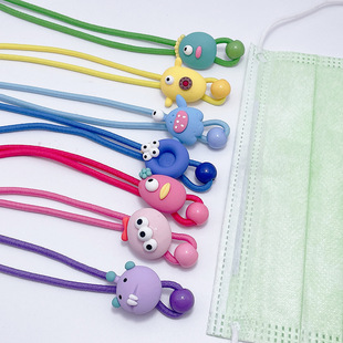 Children's Cartoon Mask Extend Chain Cartoon Lanyard Anti-ear Extend Mask Rope Lanyard Neck Cute Glasses Rope