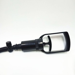 Physical increase boost hardening men's prostate massage exerciser large pull rod negative pressure stretching forging