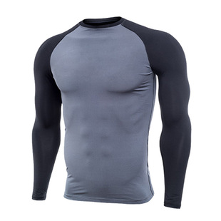 MCW quick-drying workout clothes men's autumn sports running training basketball long-sleeved T-shirt tights bottoming shirt winter tide
