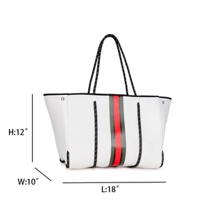 Factory Direct Sales Satchel Diving Material Beach Bag Large Capacity Women's Casual Shoulder Bag Summer Play Beach Bag
