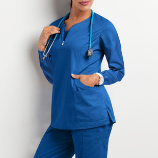 2021 Amazon operating room autumn and winter hand washing clothes women's long-sleeved work clothes nurse surgeon isolation clothes work clothes