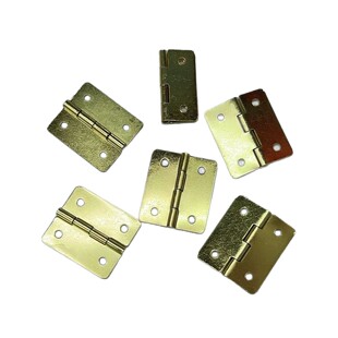 Manufacturer's Ready Stock Wholesale Square Rounded Corner Hinge Antique Square Hinge Iron Retro 180 Degree Flat Hinge Hinge