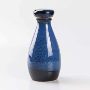 Two and a Half Jin Jingdezhen Wine Jar Antique Wine Pot Ceramic Small Wine Bottle Empty Bottle Creative Antique Household Wine Utensils