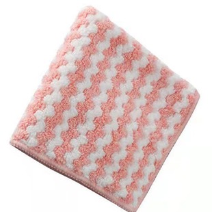 Kitchen Rag Cleaning Cloth Kitchen Special Thickened Oil-free Dishwashing Towel Water Corrugated Dishwashing Cloth Absorbs No Hair