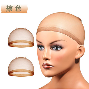 Foreign trade HD wig cap HD silk stockings net cap socks headgear high elastic invisible wig hair net universal packaging