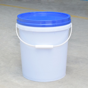 Factory supply plastic bucket 25L customizable color pattern construction site household cleaning water storage large thick bucket with lid