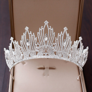 Bride Headwear Crown Wedding Luxury Japanese and Korean Wedding Dress Hair Accessories Eighteenth Birthday Adult Ceremony Crown Accessories