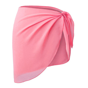 Cross-border Amazon explosions bikini blouse European and American swimwear blouse beach wrap skirt chiffon cover skirt apron