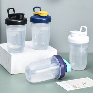 400 ml Shake Cup Protein Powder Milkshake Mixing Cup Gym Sports Water Cup Scale Portable Mixing Ball Cup