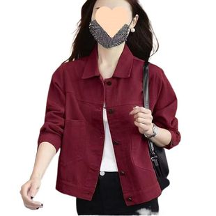 Spring and Autumn Vintage Denim Coat Women's New 2025 Small All-match Short Jacket Explosive Loose Western Style Top