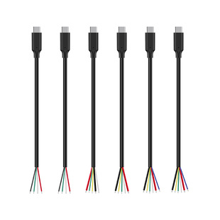 Оптовая продажа typec с одной головкой 4 5 6 Core 5A зарядный кабель для передачи данных продукт DIY R & D тестовый кабель для поддержки OTG