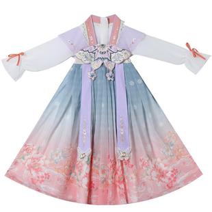 Осенний костюм Hanfu для девочек весной и осенью 2025 года