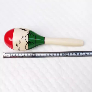 Wholesale 25cm large wooden coconut sand hammer Orff musical instrument children's percussion instrument sand ball