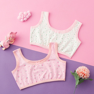 Children's Strapless Vest Junior High School Bra Primary School Students Thin Developmental Bra Student Girls Girls Underwear