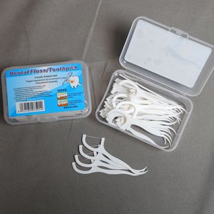 Boxed 30-50 floss individually packaged in stock wholesale high tension floss sticks individually packaged disposable