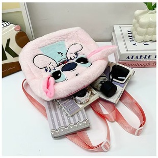 Оптовая продажа Sanrio прямоугольная сумка плюшевая игрушка новый двойной плечевой кошелек сумка оптовая 8 дюймов кукольный автомат игрушка сумка