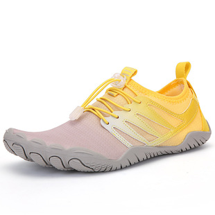 2022 New Five Finger Large Size Tracing Shoes Men's Wading Shoes Women's Outdoor Diving Beach Shoes Fitness Cycling Hiking Shoes