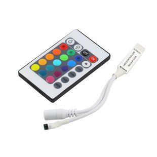 24 key led controller colorful RGB lights with infrared remote control 5-24V low voltage light control dimmer