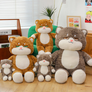 New pattern cat plush toys to push the temple ring doll foreign trade activities gift car ornaments wholesale