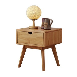 Factory Wholesale Solid Wood Bedside Table Simple Modern Household Small Apartment Bedroom Bedside Cabinet Apartment Hotel Bedside Cabinet