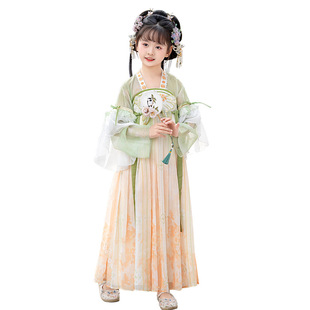 Древний стиль Hanfu для девочек 2025 новый китайский стиль платье весной и летом