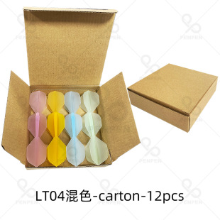 PENPEN jet darts are not easy to break multi-color cross-border manufacturers four dart leaf conjoined dart rod 12 carton LT04