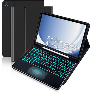 Применимо для Samsung Tablet A9plus Съемная сенсорная клавиатура с подсветкой Bluetooth FE защитный чехол S6lite кожаный набор