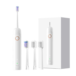 Factory wholesale Simalong vibration sweeping integrated electric toothbrush servo motor gift adult soft hair bag glue does not hurt teeth