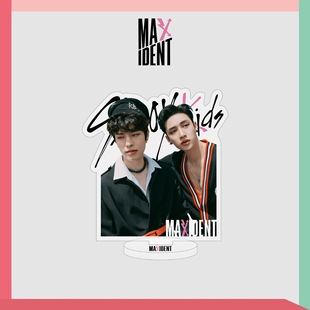 Новый альбом Stray Kids <MAXIDENT> Акриловые двусторонние настольные украшения вокруг звезд
