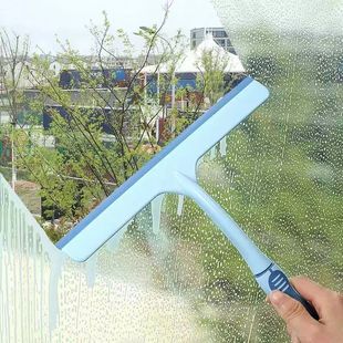 Glass Wiper Artifact Bathroom Mirror Floor Window Cleaning Wiper Short Handle Car Household Glass Wiper Artifact