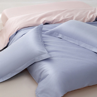 Class A 100 Xinjiang velvet four-piece set cotton solid color high-grade feeling bed hat cotton bed sheet quilt cover three-piece set