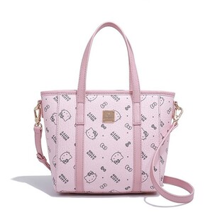 CDIWRI & KARI Hello Kitty Bucket Bag Versatile Classic Printed Texture Boston Large Capacity Women's Bag
