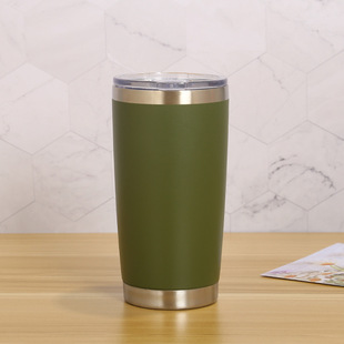 Внешняя торговля 20oz портативный автомобиль чашка вакуумная нержавеющая сталь теплоизоляция холодное пиво чашка распыления