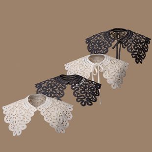 6 shawls factory direct European and American new products all kinds of water soluble shawl false collar a large number of spot quality assurance