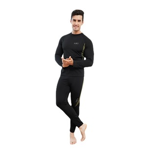 5.11 Outdoor Sports Thermal Underwear Set Men's Fleece-lined Thermal Underwear Autumn Clothes and Pants Cold-proof Warm Cross-Border