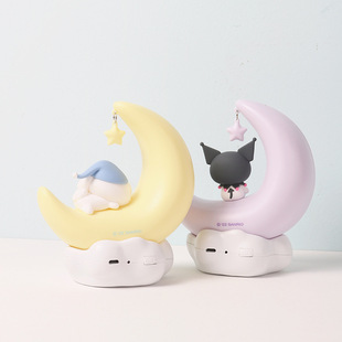Подлинная Sanrio Cinnamon Dog Kurome Moon Bud Sweet Dream светодиодный светящийся орнамент милый ночник подарок оптовая продажа